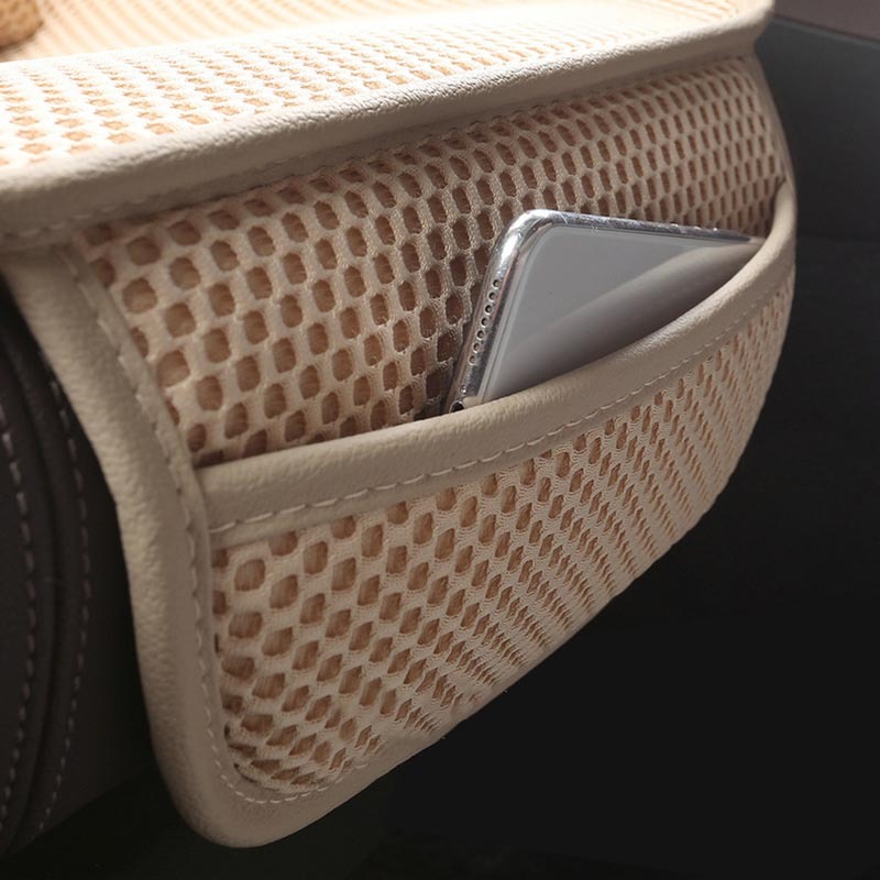 Simple Type Ice Silk Summer Car Seat Cushion with Pillow